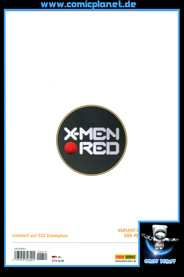 X-Men: Red - Die Mars-Chroniken Band 01 (Variant) - von Peach Momoko, limitiert auf 222