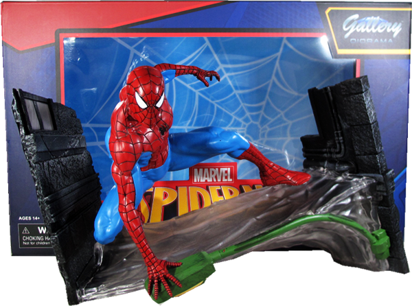 Marvel Gallery Figur - Spider-Man - Webbing Diorama