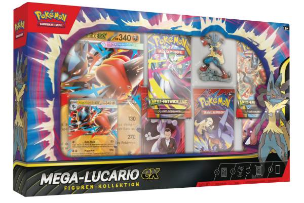 Pokemon Mega-Lucario Figuren-Kollektion deutsch