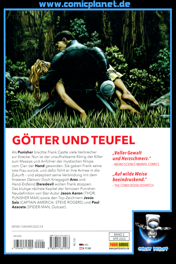 Punisher Band 02: Mörderische Götter
