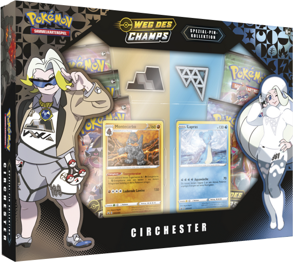Pokemon Weg des Champs Special Pin Kollekton Circhester deutsch