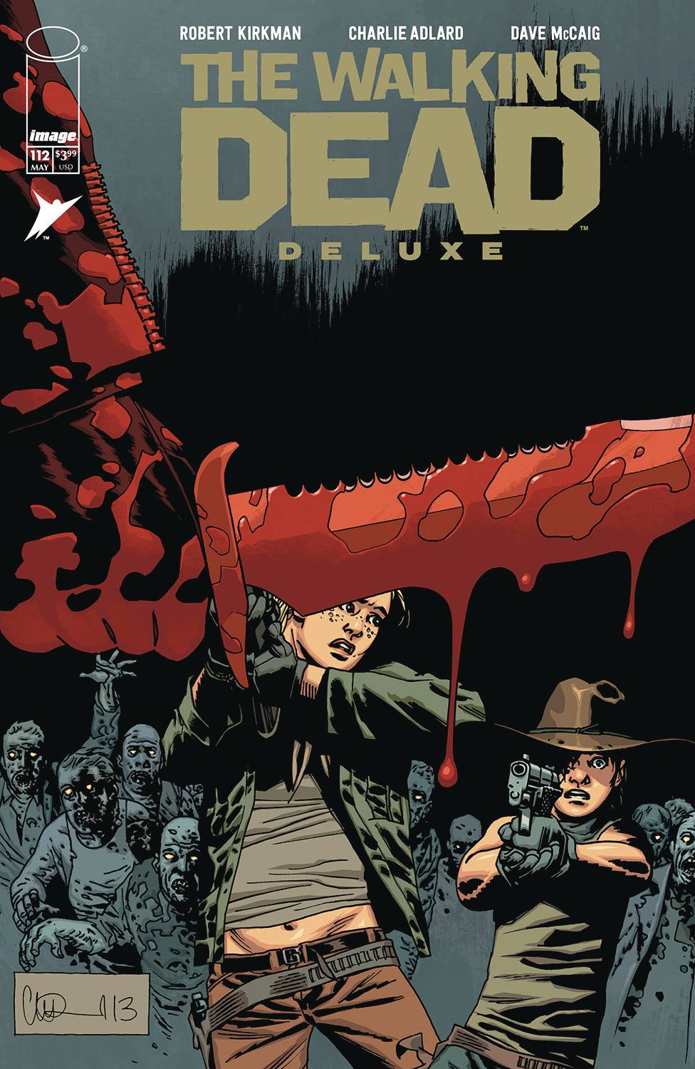 WALKING DEAD DELUXE #112 CVR B ADLARD
