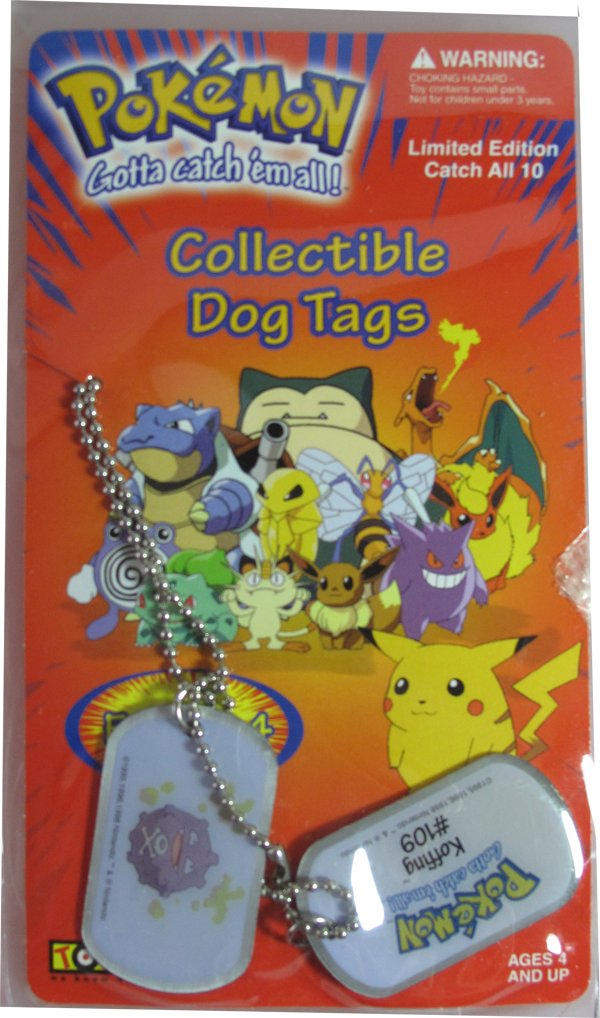Pokemon Dog Tag Koffing #109