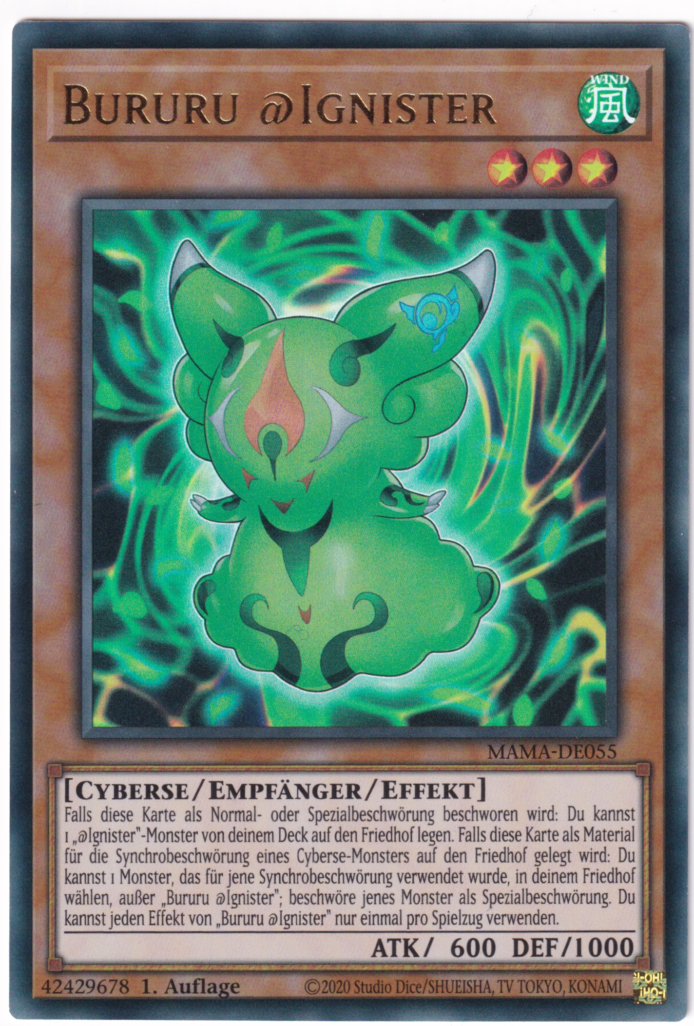 MAMA-DE055 Bururu @Ignister Ultra Rare deutsch