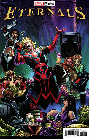 Eternals Vol. 5 #1 Cover X Variant Launch Cover