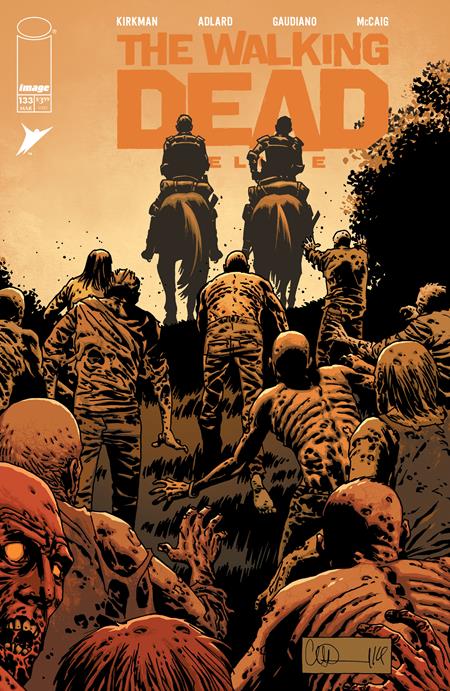 WALKING DEAD DELUXE #133 CVR B CHARLIE ADLARD VAR
