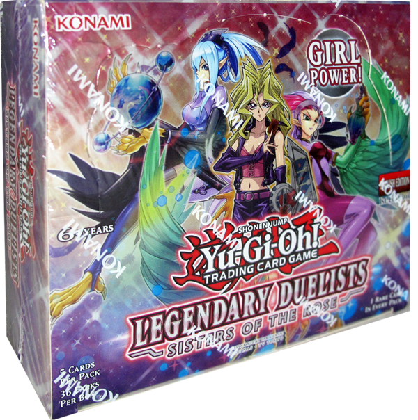 Yu-Gi-Oh! Legendary Duelists Sisters of the Rose Booster Display englisch
