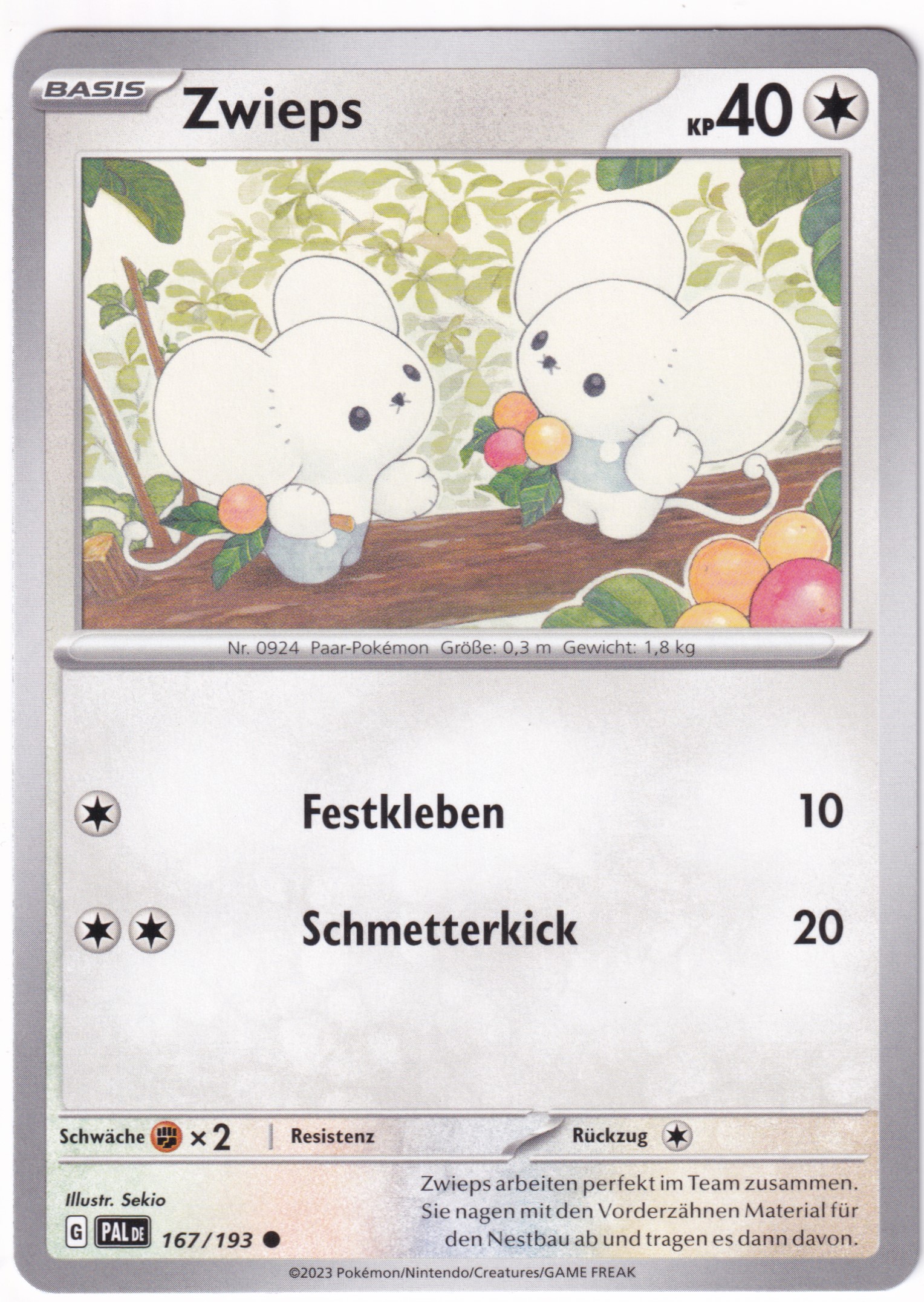 Zwieps 167/193 Common - Entwicklungen in Paldea Deutsch
