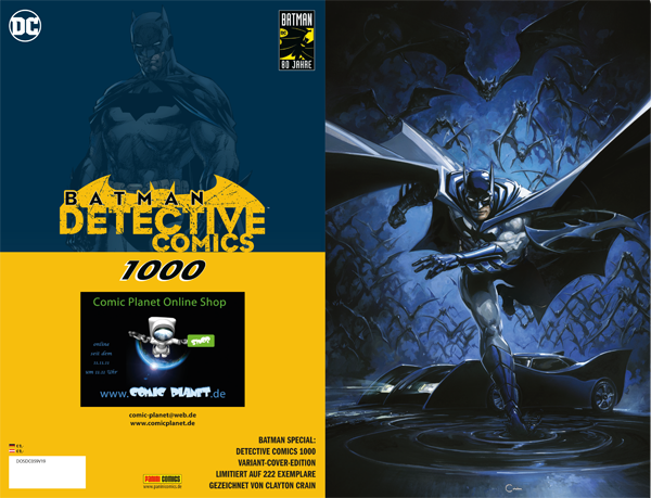 Batman Special: Detective Comics 1.000 - Exklusives Comic Planet Variant Cover