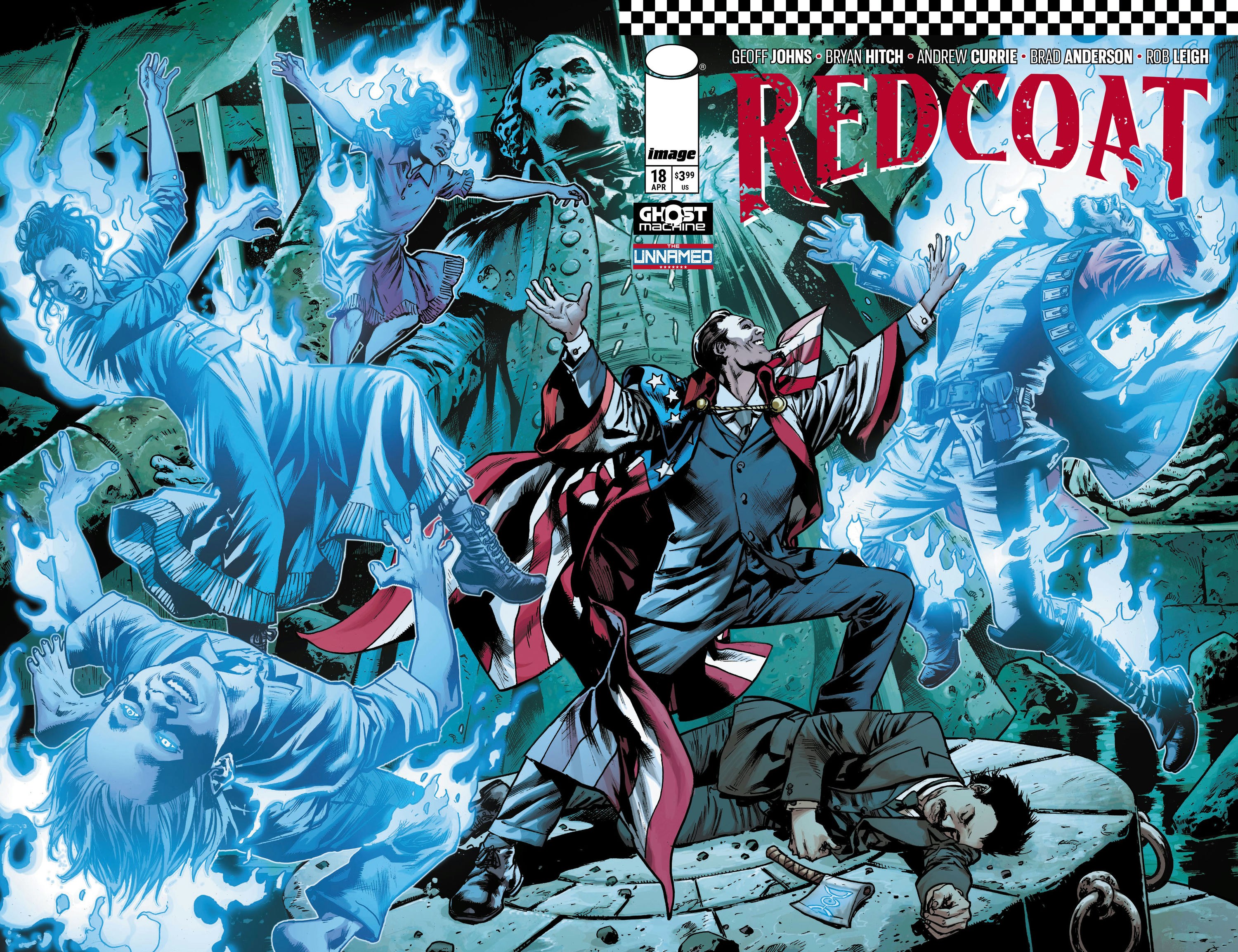 REDCOAT #18 CVR A BRYAN HITCH WRAPAROUND