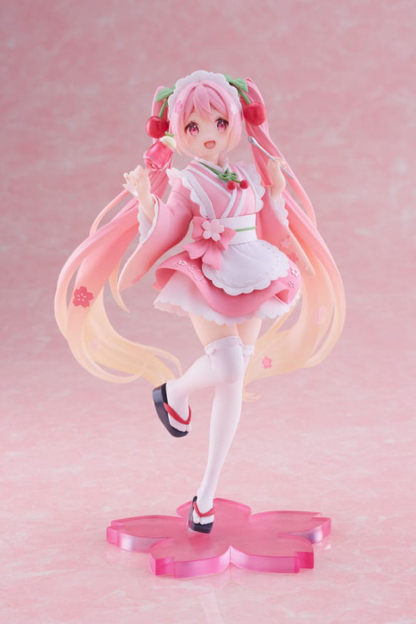 Figur - Hatsune Miku - Newley Written Figure - Sakura Miku (Japanese Cafe Ver.) Reissue