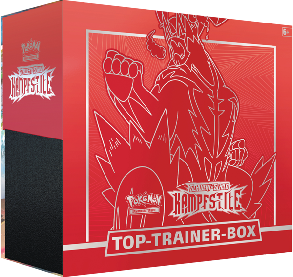 Pokemon Schwert & Schild Kampfstile Top-Trainer-Box Rot deutsch