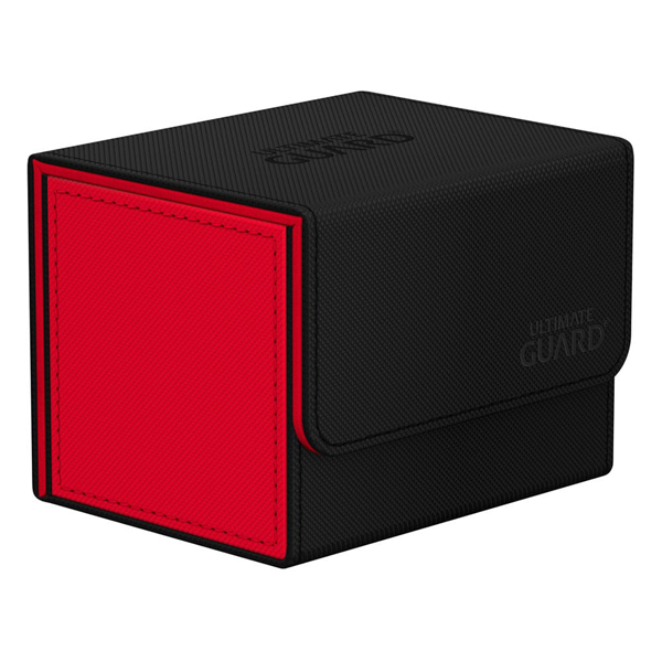 Ultimate Guard - Sidewinder Deck Box 100+ - Xenoskin Black/Red