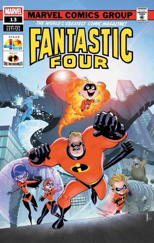 FANTASTIC FOUR (2025) #13 DAVID BALDEON PIXAR 40TH VARIANT