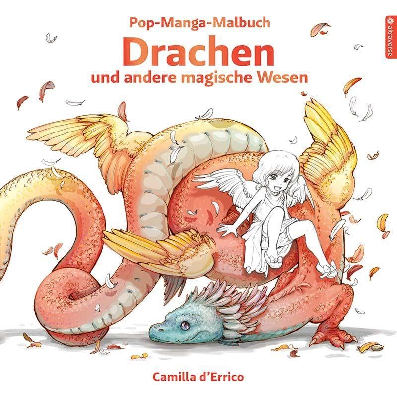 POP-Manga-Malbuch - Drachen und andere magische Wesen