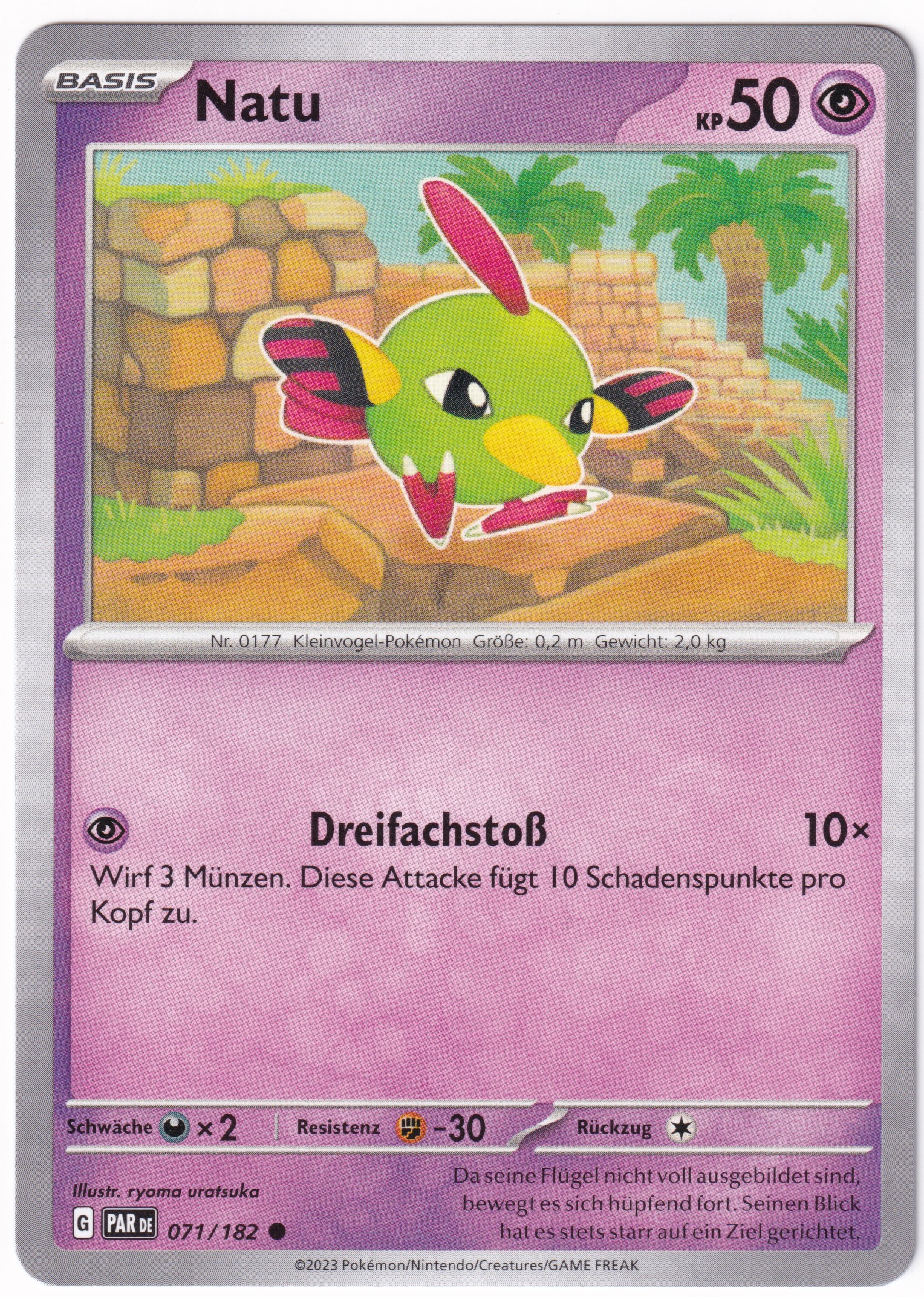 Natu 071/182 Common - Karmesin & Purpur - Paradoxrift Deutsch