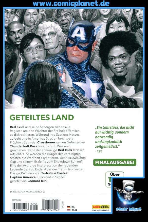 Captain America Band 5: Strassen des Zorns - Finalausgabe