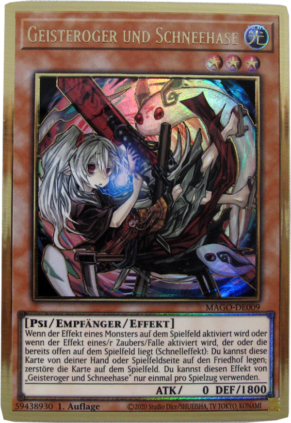MAGO-DE009 Geisteroger und Schneehase Art.2 Premium Gold Rare deutsch