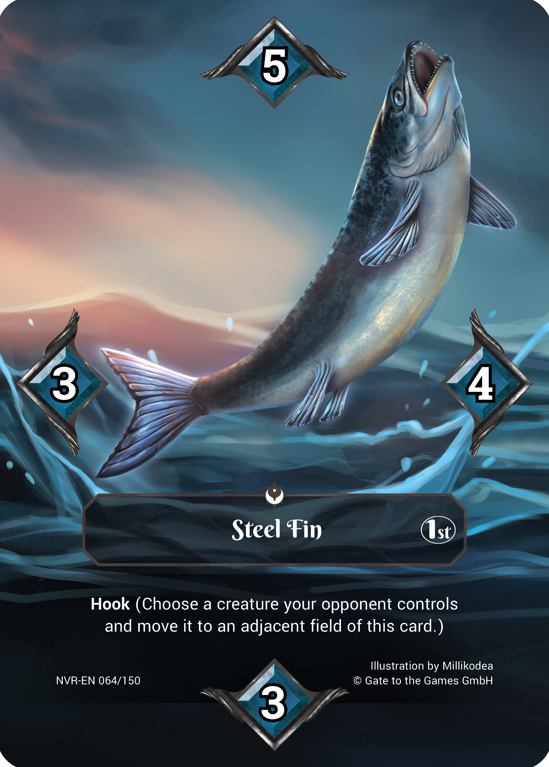 Steel Fin 064/150 Common  - Alpha 1. Edition EN