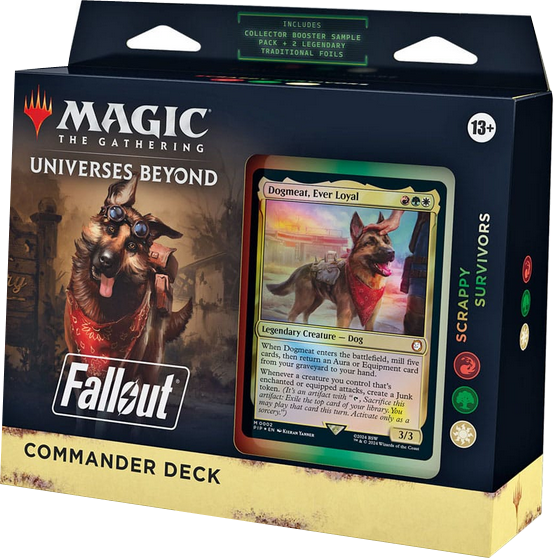 Magic Universe Beyond: Fallout Commander Deck - Srappy Survivors englisch