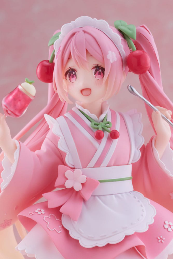 Figur - Hatsune Miku - Newley Written Figure - Sakura Miku (Japanese Cafe Ver.) Reissue