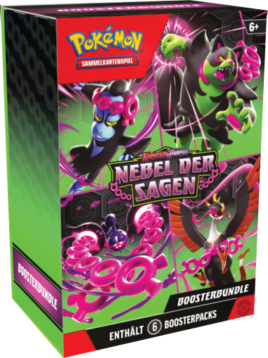 Pokemon Karmesin & Purpur Nebel der Sagen Booster Bundle deutsch
