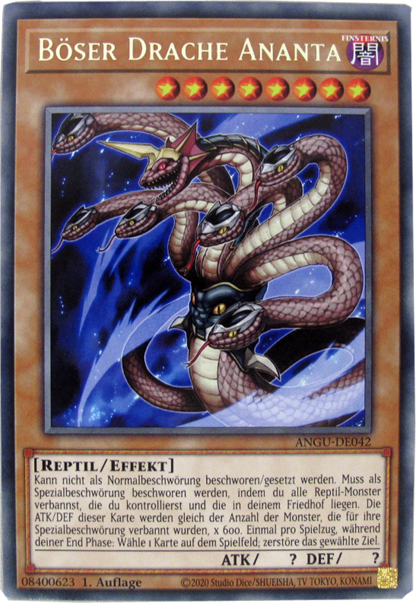 ANGU-DE042 Böser Drache Ananta Rare deutsch