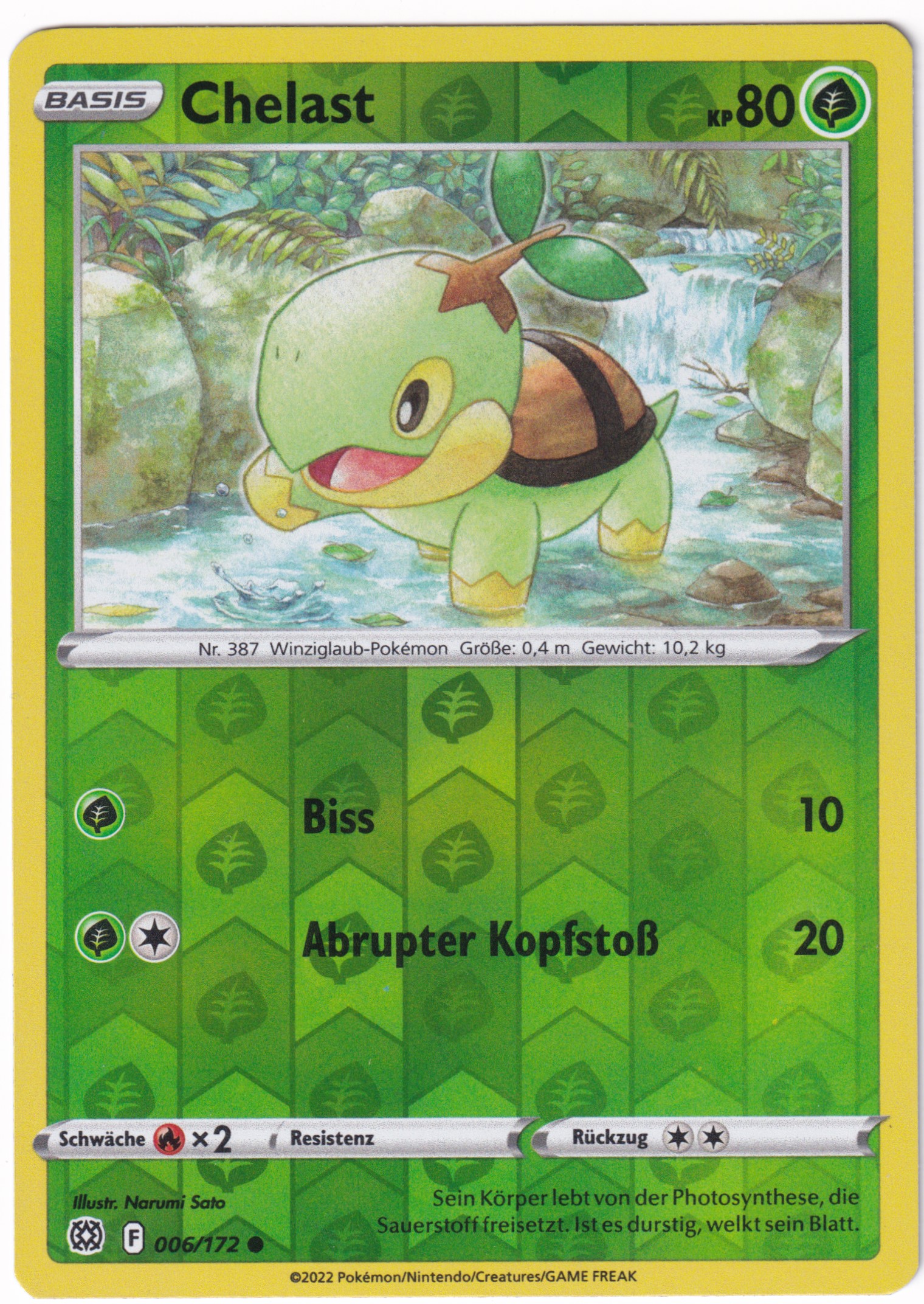 Chelast 006/172 Common Reverse Holo - Strahlende Sterne Deutsch