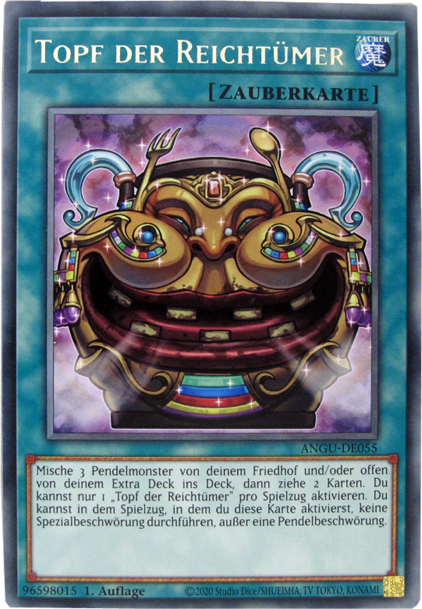 ANGU-DE055 Topf der Reichtümer Rare deutsch