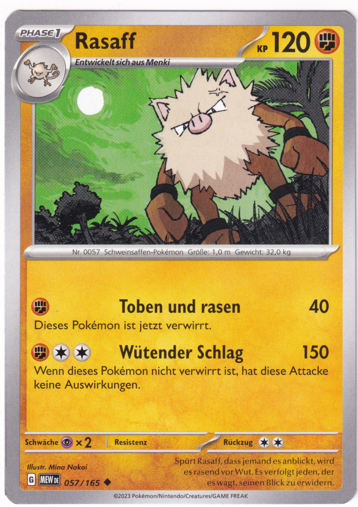 Rasaff 057/165 Uncommon - Karmesin & Purpur - 151 Deutsch