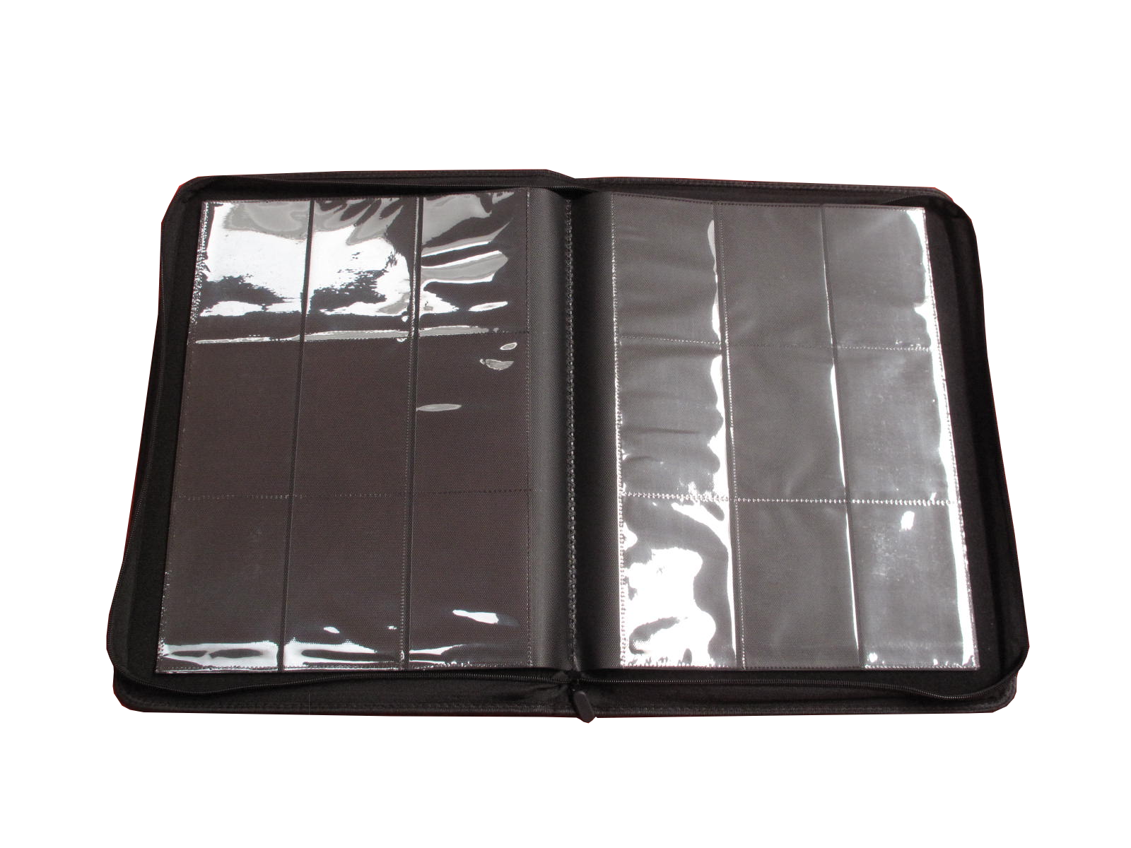 Evoretro Semi-Rigid Card Saver Zip Binder - Black