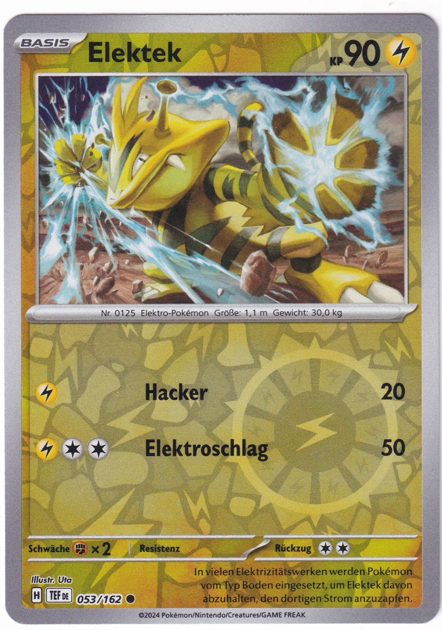 Elektek 053/162 Common Reverse Holo - Karmesin & Purpur - Gewalten der Zeit Deutsch