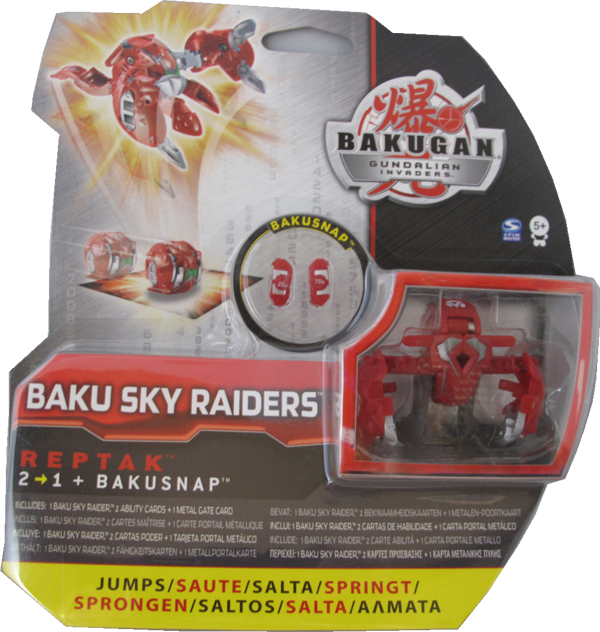 Bakugan Gundalian Invaders - Baku Sky Raiders - Reptak