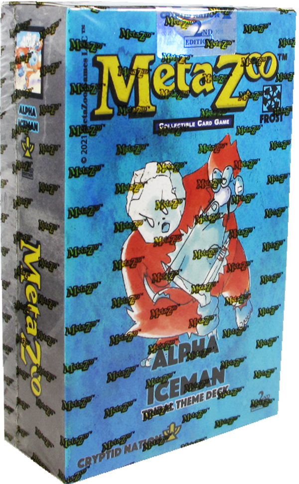 MetaZoo Card Game - Cryptid Nation 2nd Edition Alpha Icemen Theme Deck englisch