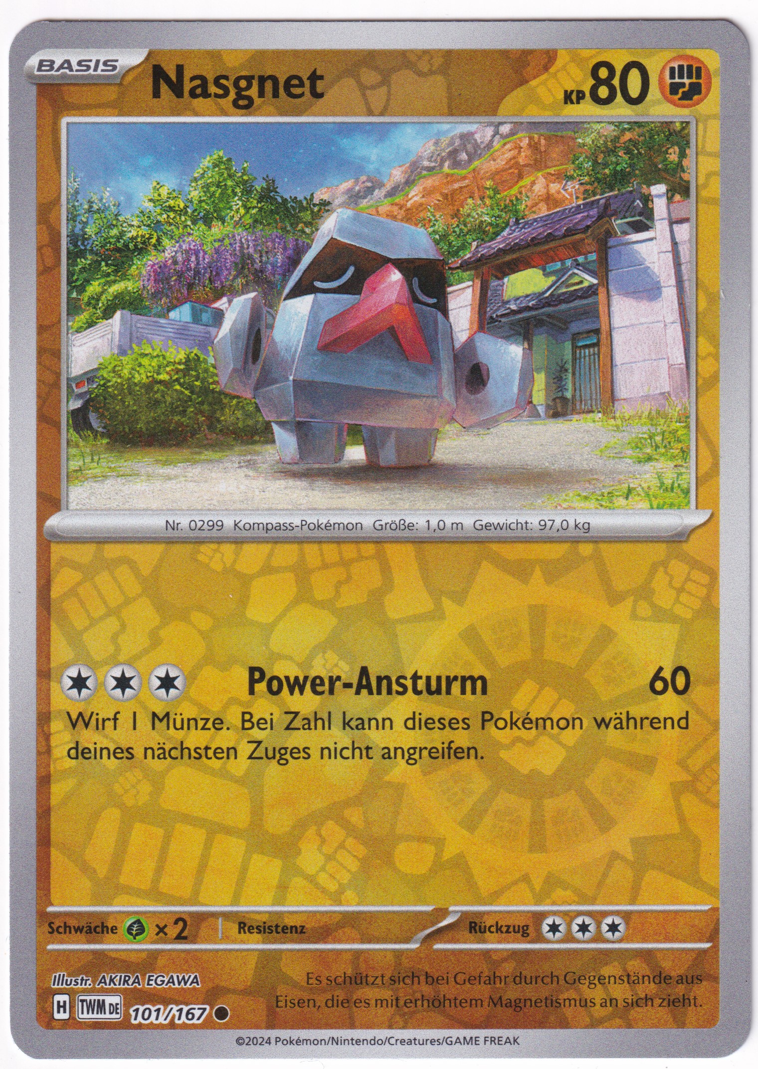 Nasgnet 101/167 Common Reverse Holo - Karmesin & Purpur - Maskerade im Zwielicht Deutsch