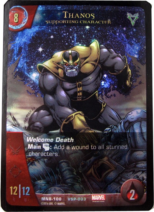 VS System 2PCG Thanos MNB100 Einzelkarte englisch