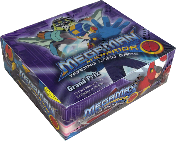 MegaMan NT Warrior Grand Prix Booster Display englisch