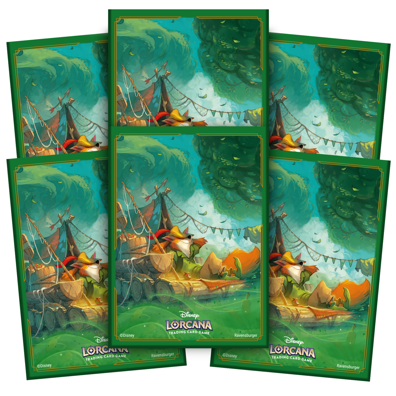 Disney Lorcana Die Tintenlande 65 Card Sleeves - Robin Hood