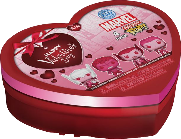 POP: Marvel Happy Valentines Day 4 Pack