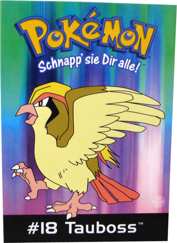 Pokemon Erste Generation Postkarte #18 Tauboss