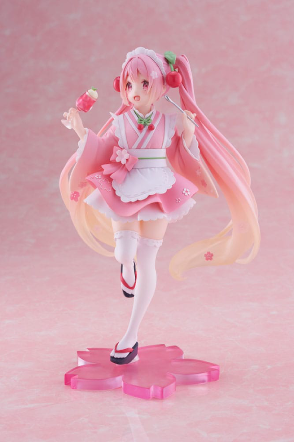 Figur - Hatsune Miku - Newley Written Figure - Sakura Miku (Japanese Cafe Ver.) Reissue