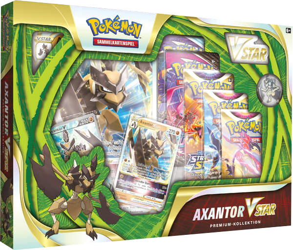 Pokemon Axantor VStar Premium-Kollektion deutsch