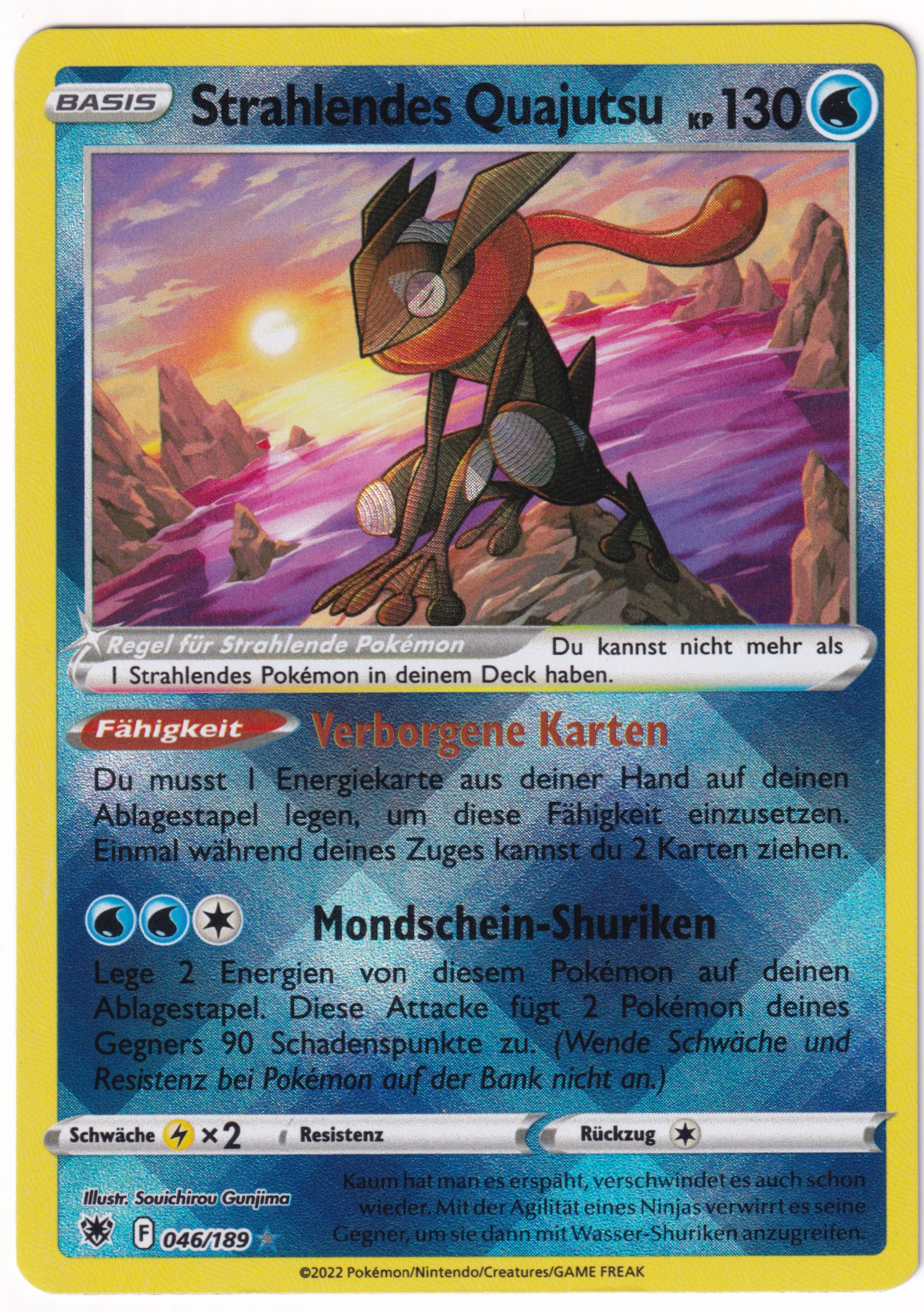Strahlendes Quajutsu 046/189 Radiant Rare - Astralglanz Deutsch