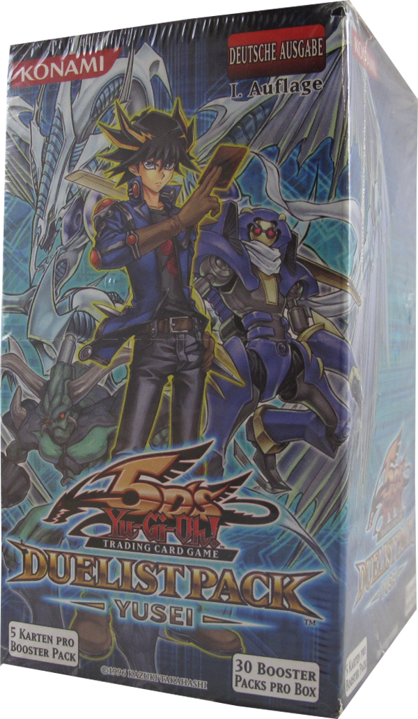 Yu-Gi-Oh! Duelist Pack Yusei Booster Display deutsch