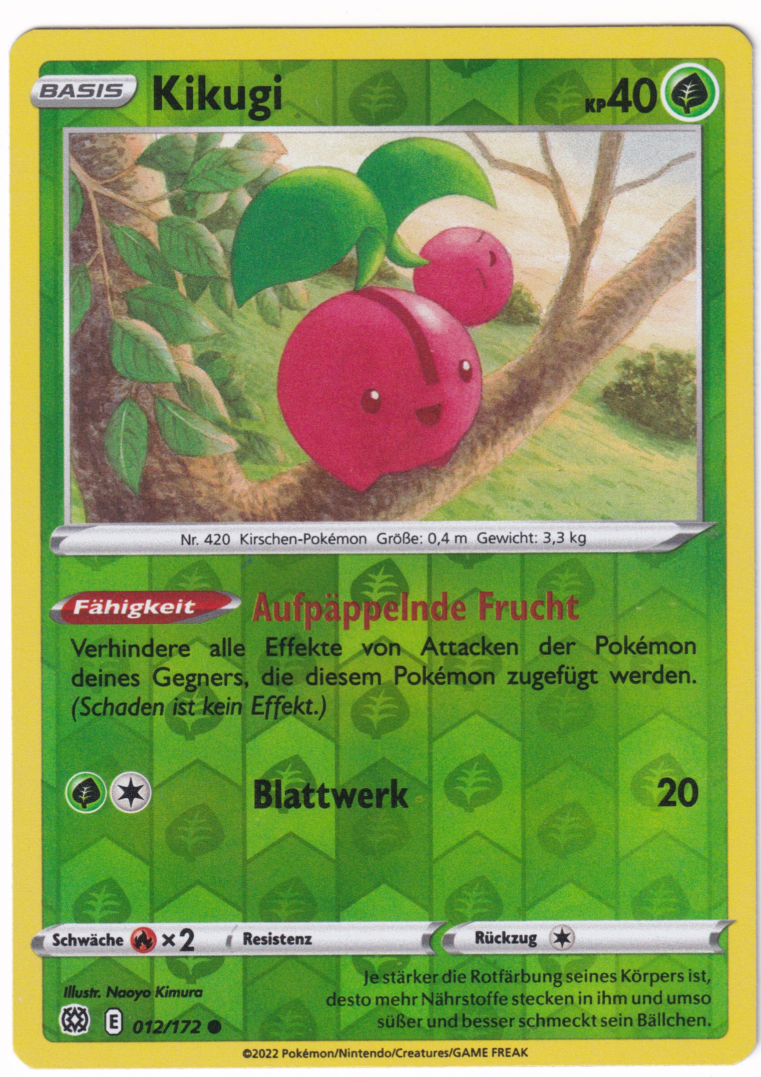 Kikugi 012/172 Common Reverse Holo - Strahlende Sterne Deutsch