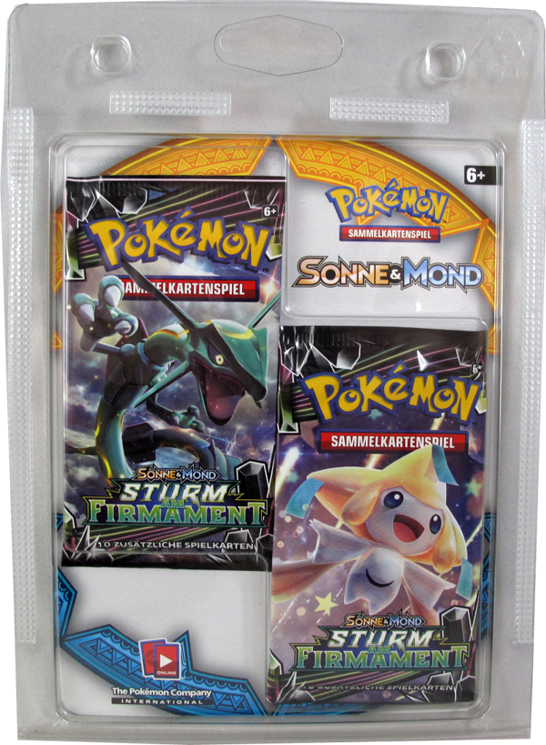 Pokemon Sonne & Mond Sturm am Firmament 2 Pack Blister deutsch