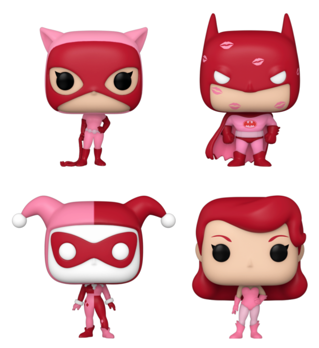 POP: Batman Happy Valentines Day 4 Pack