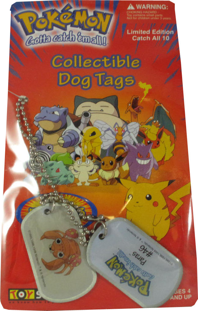 Pokemon Dog Tag Paras #46