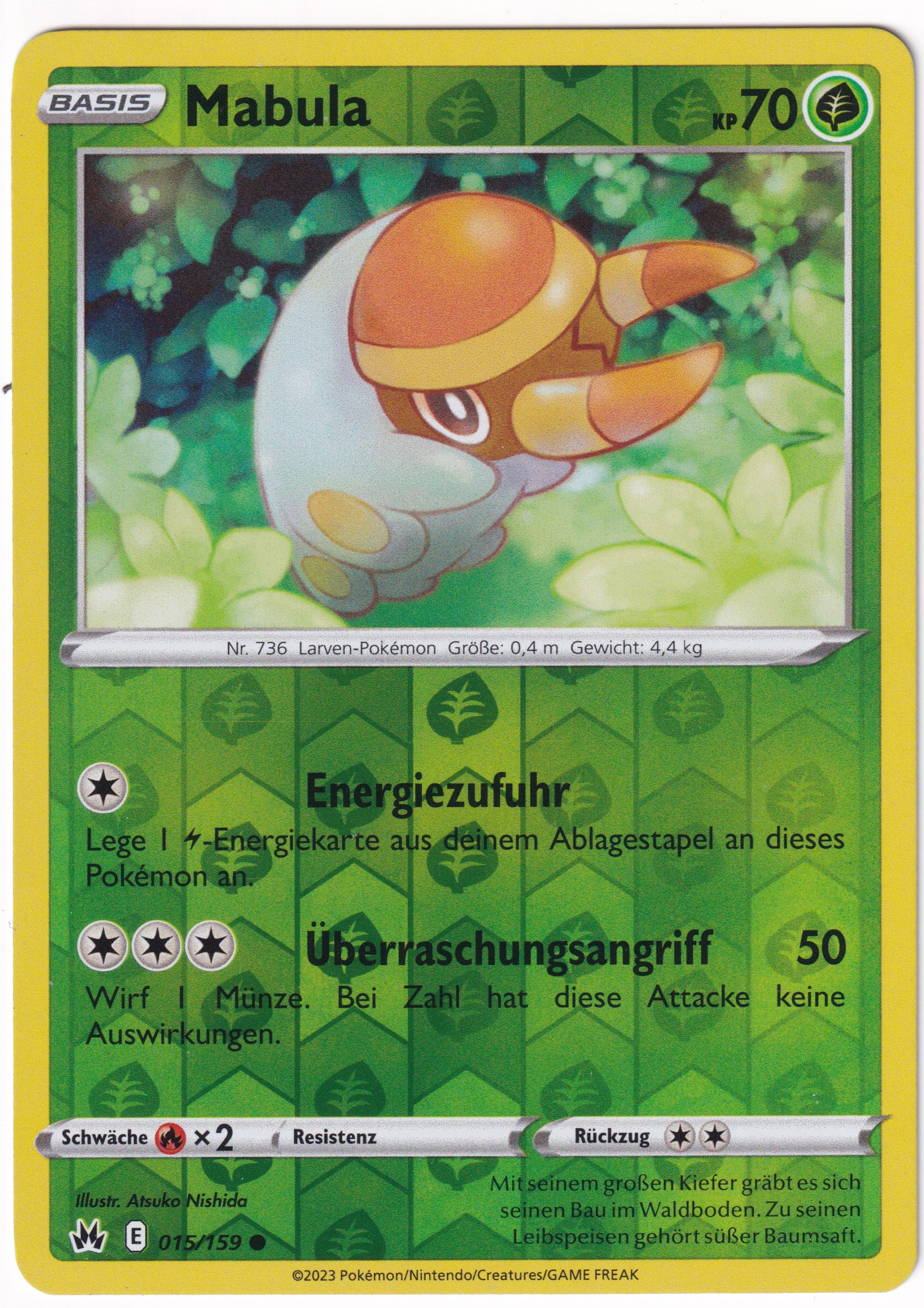 Mabula 015/159 Common Reverse Holo - Zenit der Könige Deutsch