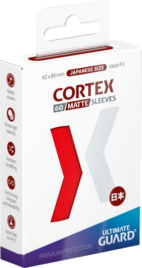 Ultimate Guard - Japanese Size - Cortex - Matte - Rot (60)